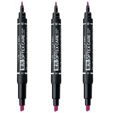 제브라 옵텍스 케어 형광펜 WKCR1 + 사은품(모닝 3색), 3개, 와인레드(WR)