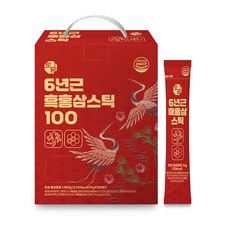 로웰팜 6년근 흑홍삼스틱 10g 100포, 100개