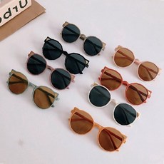 어린이 고양이 디자인 자외선 차단 선글라스 여름 야외 활동 패션 아이템 유아