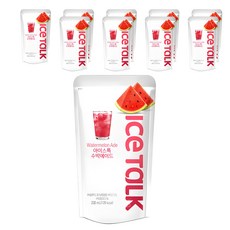 Ice TaLK 涼夏袋裝飲料 西瓜氣泡風味, 10個, 230毫升