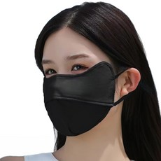 스타더스트 햇빛 자외선 차단 얼굴가리개, 블랙, 1개, 1개입