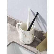 케이스 호텔용 도자기 북유럽 가정용 칫솔컵 인테리어, 1개, 블루 컵