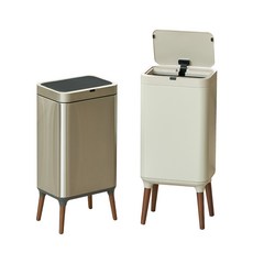 미엘루 센서 휴지통 스마트 자동 주방 기저귀 쓰레기통 20L [엣지], 에쉬 그레이