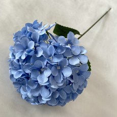 써니데이 동글 수국 조화 꽃송이, 2개, 스카이블루