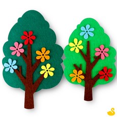 GOS 펠트게시판 펠트환경꾸미기 큰나무 작은나무 만들기키트