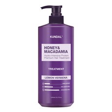 쿤달 허니 앤 마카다미아 헤어 트리트먼트 레몬버베나향, 1.058L, 1개