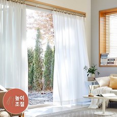 모던하우스 ON 차르르 쉬폰 나비주름 반창문커튼 140x160 (1P) 454160