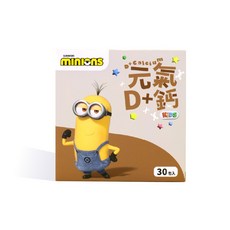 momochan 元氣 D+鈣 兒童補充食品 30包, 1個, 30份
