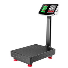 디지털 전자저울 수산용 산업용 업소용 식당 방진 실험실 스케일, 180KG 두꺼운 블랙 30x40