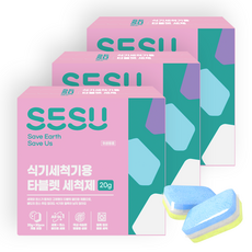 세수 올인원 식기세척기 세제 타블렛형, 20g, 90개