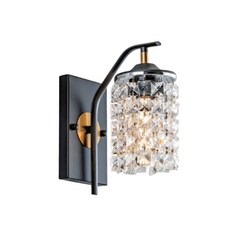 舞光 黑系質感水晶壁燈 E27水晶壁燈 走道燈 床頭燈 水晶燈 GA11-6243