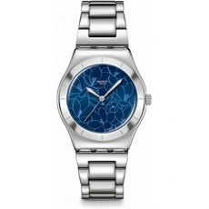 Swatch 스와치 IRONY 미디엄 PETAL FRENZY YLS235G 여성 손목시계 그레이 브랜드 추천 445651