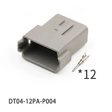 DT06-12SA-P004 엔지니어링 차량용 Dechi 유형 12 홀 커넥터 방수 플러그, 05 Male