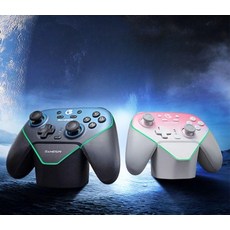 게임써 GAMESIR T4n PRO 컨트롤러 조이스틱 스타리블루 충전기+무선+케이블포함, 섀도우블랙 충전기미포함