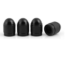 알루미늄 벨브 스템 캡 헤비 듀티 타이어 방진 공기 방지 밸브 커버 자동차 suv 트럭 오토바이 자전거용, Bla 2