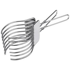 스테인리스 스틸 슬라이서 집게 고기 방지 보조 식품 홀더 도구 절단 바비큐 조각 주방 가정용 안전한 다용도 가이드 로스트 채소용 액세서리