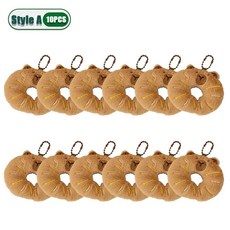 만화 가방 매력 플러시 음식 생일 펜던트 테마 인형 선물 파티 배낭 KAWAII 아이디어 CAPYBARA 20PCS 귀여운 호의, Style A10PCS
