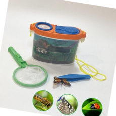 (KC인증)곤충 관찰 채집통 그물망 집게 세트 M10809, 본상품