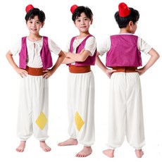WULA 阿拉丁王子角色扮演套裝 兒童演出服