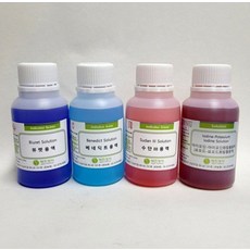 실험실 보충용 영양소 검출 시약 4종 패키지 베네딕트 요오드 수단3 뷰렛 용액 세트, 1개, 상세페이지참조