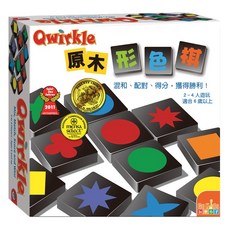 桌癮桌遊 原木形色棋 Qwirkle 家庭 益智 拼圖, 1個