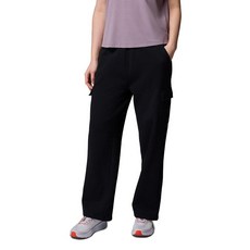 Columbia 여성용 Aldermore 플리스 카고 팬츠 블랙 XL x S