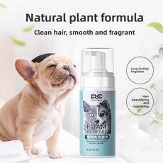 펫클리어 펫 워터리스 폼 500ml - 자연스럽고 순한 포뮬러 탈취 얼룩 제거제 시간을 절약하는 반려동물 그