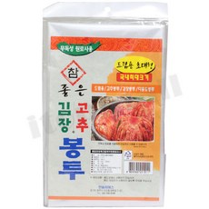 참좋은 김장 봉투 드럼용 초대형 100x130cm 고추 비닐 봉지, 1개, 1개입