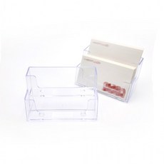 투명 아크릴 명함꽂이 2단, 1개, 상세페이지 참조