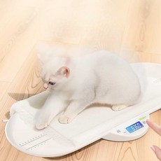 반려묘 체중계 고양이 반려견 저울 몸무게 측정기, 1개, 상세페이지 참고, 중형 배터리식 (최대 40kg  자동잠금)