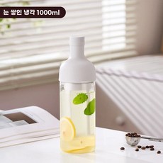 오브유 팡쿠 컴프레소 에어로프레스 콜드블루 더치커피 가정용 메이커 커구 핸드드립세트, 1개, E. 설백색 콜드 토너 1000ml