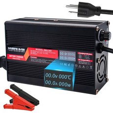 29.2V 5A LiFeOLED 디스플레이 출력 악어 클립 커넥터가 있는 8S 24V LiFePO4 배터리에 사용되는 PO4 배터리 충전기