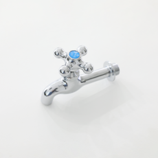 국산 롱바디 긴 수도꼭지 긴몸통가로꼭지 욕실수도꼭지 욕실 수도교체 부속, 1개