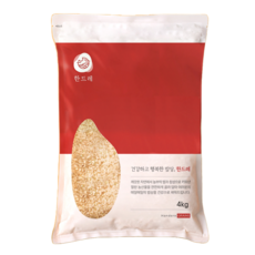 한드레 불릴필요없는 칼집현미 4kg 국내산, 1개