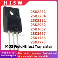 10개 제품 2SK2232 2SK2952 2SK3662 2SK3755 2SK3773 TO220F, 03 2SK3667