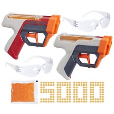 Nerf Pro Gelfire 5000 듀얼 와일드 팩 블래스터 2개 프라임 발사 없음 젤파이어