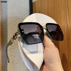 DFMEI 新款墨鏡女高級感歐美女生太陽鏡方型大框女士眼鏡高級感