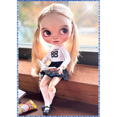 네오 블라이스 옷 ( 블랙 울프 3종세트 ) bjd 육일돌 28.5cm인형 <완제품>, 1개