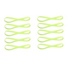 10Pcs 여성용 흡수 밴드 축구 요가 순수 헤어 미끄럼 방지 탄력 고무 얇은 스포츠 남성, 10pcs Yellow