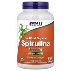 NWF 스피룰리나 Spirulina 1000mg 240정 1개, 알약/캡슐