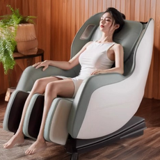 써모필 미니 1인 전신안마의자 온열 마사지 안마기, GREEN