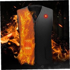 발열조끼 USB 스마트 열선 조끼 남녀공용 기모안감 겨울 보온용