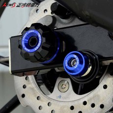 RIDEA 防倒球 適用於 GSX-S/GSX-R/小阿魯 機車, 1個, 紅色,前輪柱