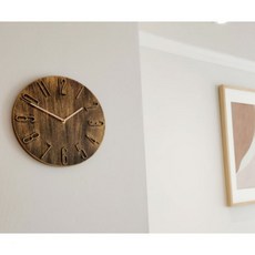 유럽감성디자인 인테리어 벽시계 30cm 빈티지브론즈