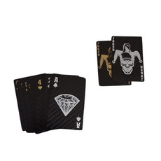 Carbon 全碳纖維撲克牌 黑色撲克牌 送男友禮物 高端低調奢華 交換禮物, 1個, 全碳纖維 撲克牌一幅(54張)