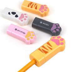 (에리트)1000 고양이 발바닥 연필깎이 1개 (랜덤)