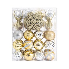 HOMETNER 聖誕樹裝飾組, 50 飾銀頌歌