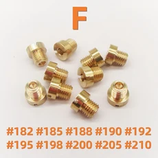 10개 기화기 메인 제트 Dellorto 6413 M6x0.75mm # 66- 210 PHBH PHBE용, 01 F