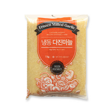 글로벌 다진마늘(냉동)1kg(간마늘), 1개, 1kg