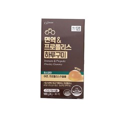 면역 프로폴리스 하루구미 청사과맛, 1개, 30정
